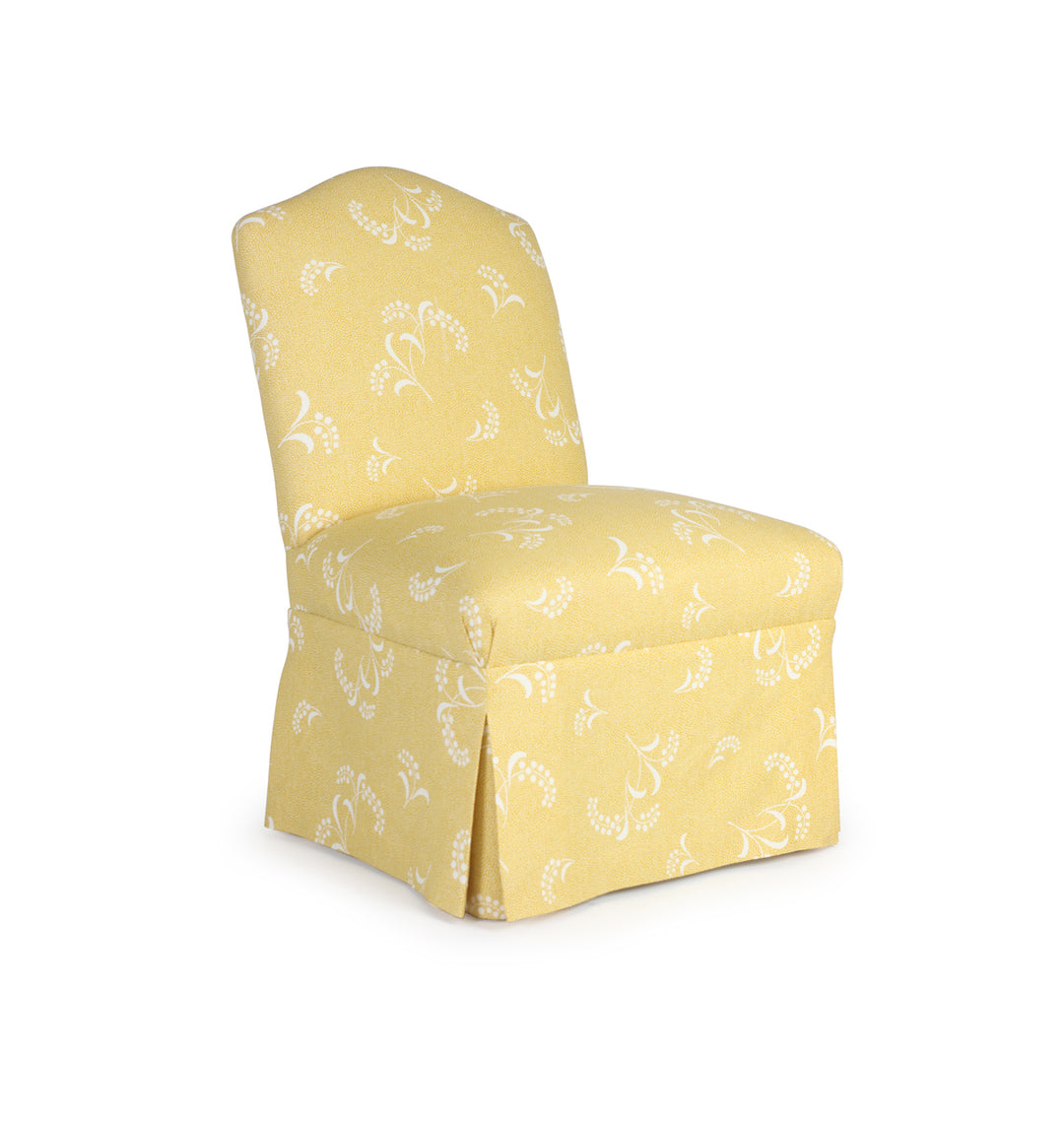 Vintage Upholstered Slipper Chair