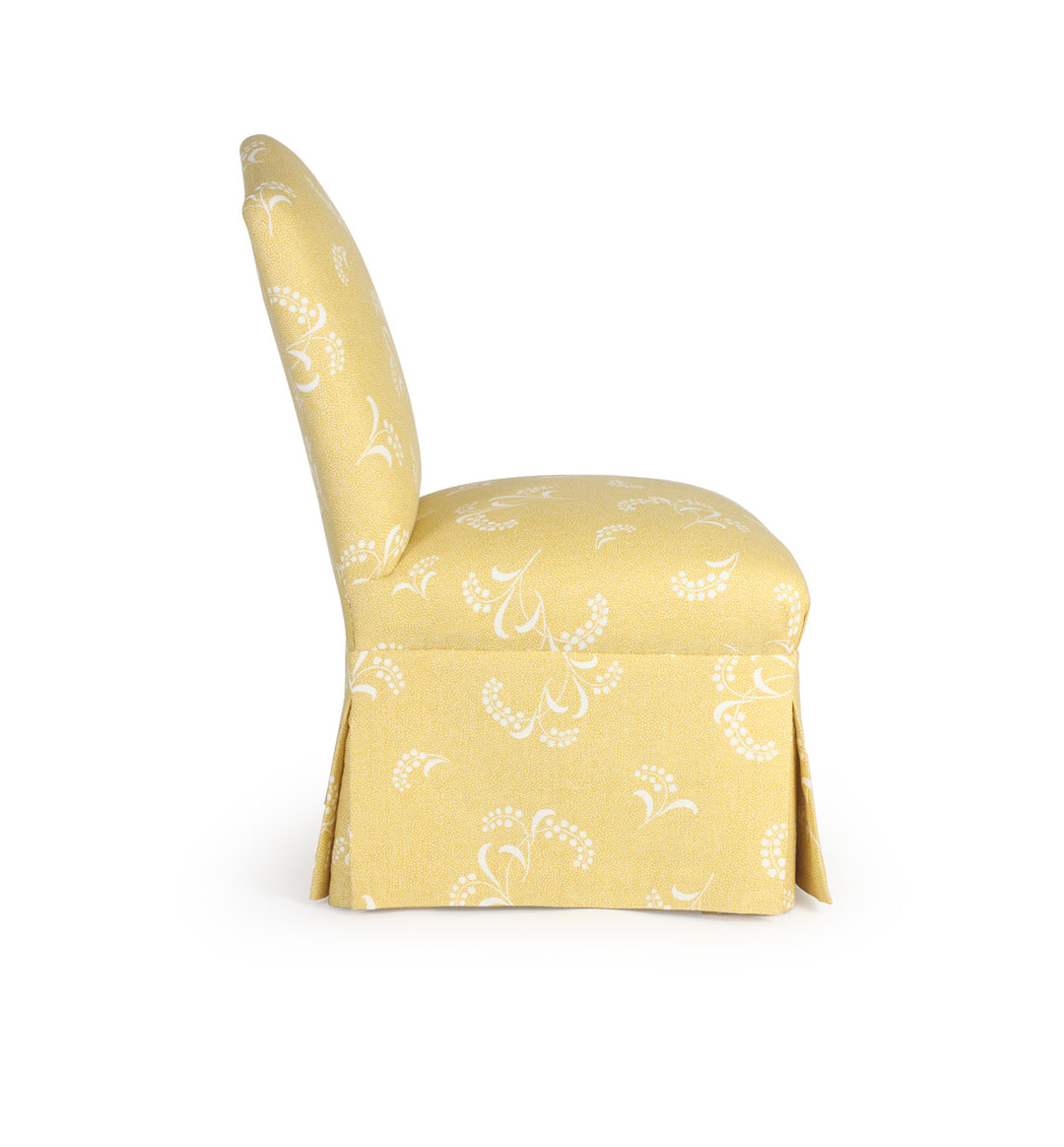 Vintage Upholstered Slipper Chair