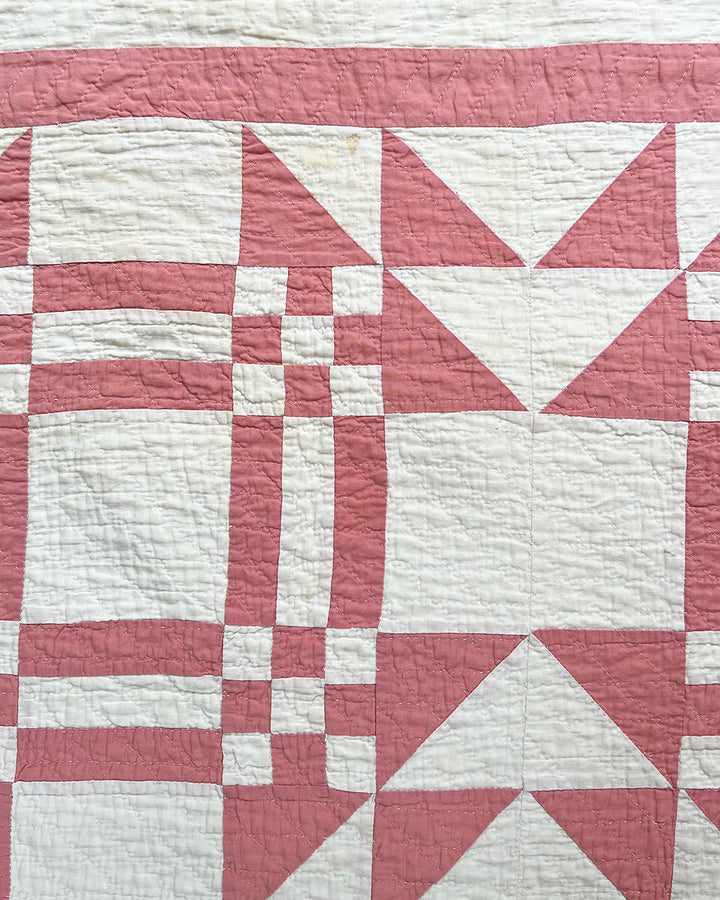 Goose in the Pond Quilt, late 19th Century