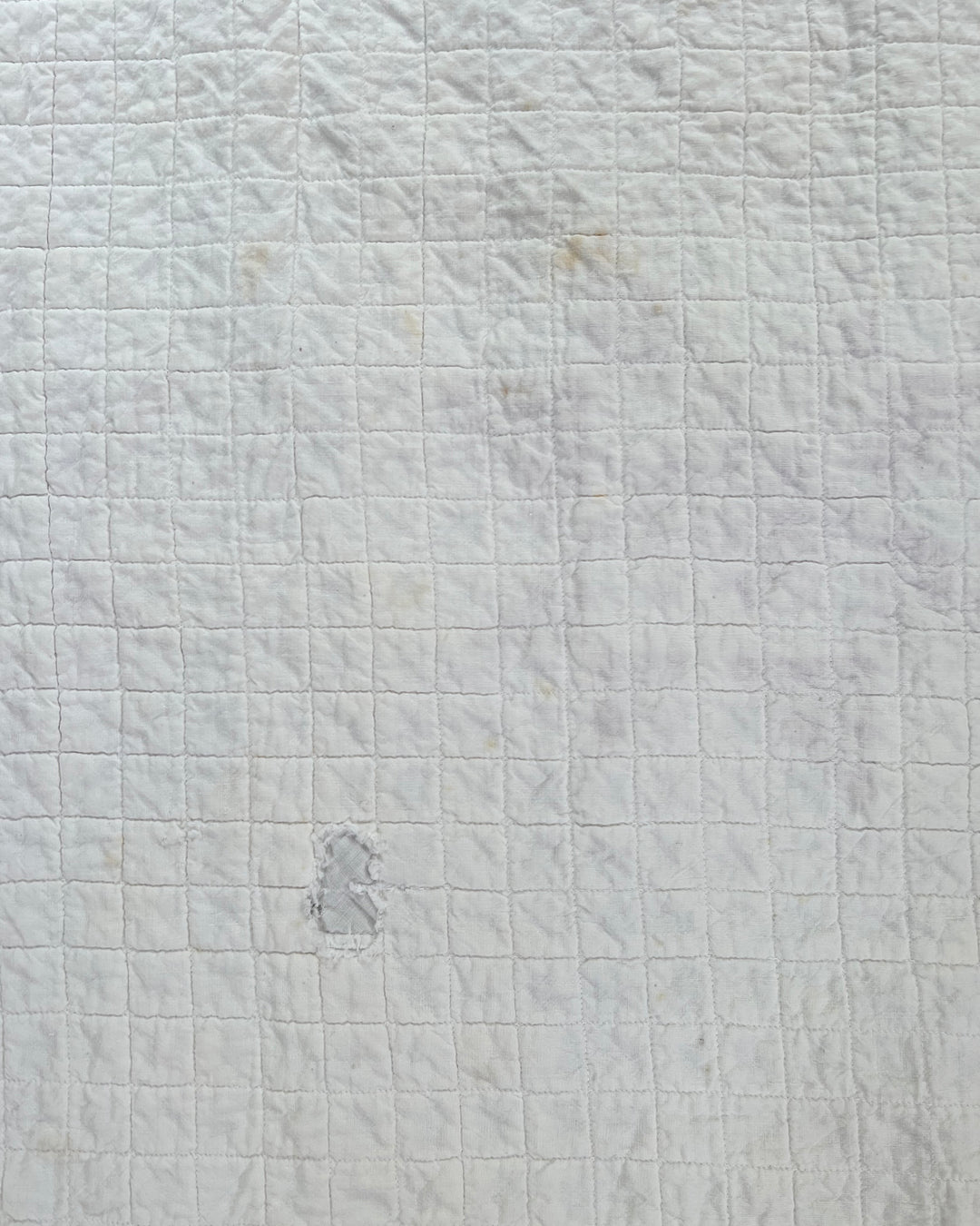 Vintage Red and White Ohio Star Quilt